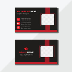 Double-sided creative business card template