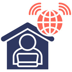 Remote Work Icon