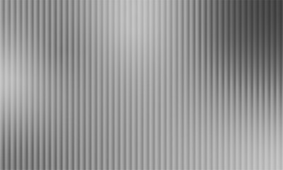 White ribbed glass texture background with a grey frosted acrylic, featuring a wavy, reeded surface. A close-up of a fluted door window, this glassy design evokes a delicate, airy feel