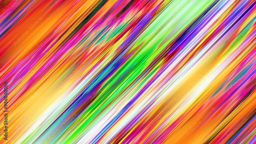 Poster colorful abstract background illustration. rainbow style gradient lines. horizontal template for you