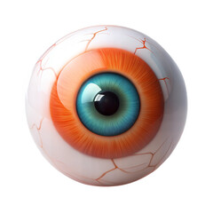 a eye ball halloween cute 3d illustration