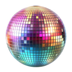 birthday disco ball cute 3d illustration