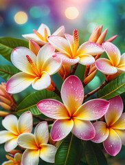 Fototapeta premium frangipani plumeria flower