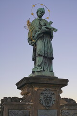 Fototapeta premium statue of st john of nepomuk