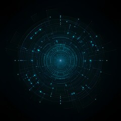 Obraz premium Technology with abstract background