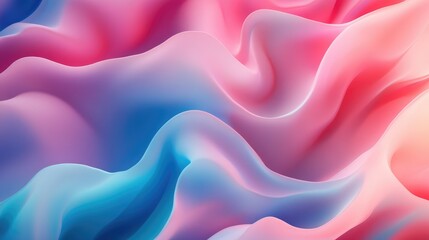 Fototapeta premium A vibrant abstract background in shades of pink and blue with soft, flowing shapes blending into one another. Colorful and eye-catching.