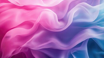 Fototapeta premium A vibrant abstract background in shades of pink and blue with soft, flowing shapes blending into one another. Colorful and eye-catching.