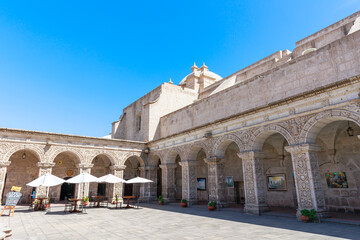 Fototapeta premium Cloisters of the company of Jesus in Arequipa