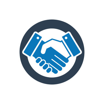recommend clip art: Handshake Agreement Vector Icon, Vector Partnership Icon