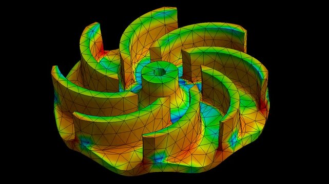 Simulation engineering of Mechanical part under force and moment conditions