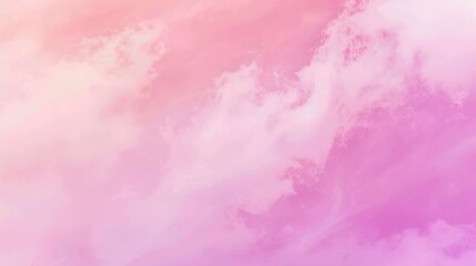 Obraz premium A beautiful gradient pink background material. The pink hues range from soft pastels to deeper tones. The material has a smooth texture and a subtle sheen. It could be used for various design projects