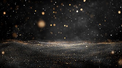 Obraz premium Abstract Background with Glitter and Bokeh Lights