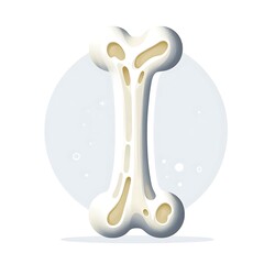 Obraz premium Osteoporosis, flat illustration of human organs and systems, diseases, graphics for medical, hospitals, treatment posters, banners, flyers