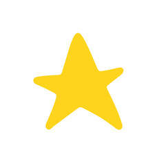 Obraz premium golden star isolated 