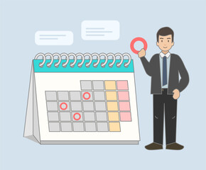 Making New Year's resolutions. Resolutions, plan, goals, checklist, idea concept.