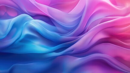 Obraz premium Abstract blue and pink fabric background.