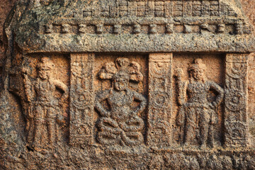 Kanheri Caves in the forests of the Sanjay Gandhi National Park, India