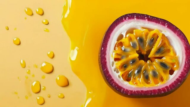 Passion fruit juice, a tropical, lively, and refreshing drink, has a sweet-tart taste and many health advantages. 
