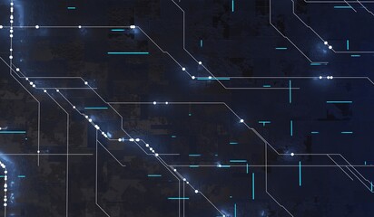 Circuit background, Processor, Digital chip, Motherboard, Electrical circuit, 3D rendering, AI, Artificial intelligence, Computer, Technology science background, Processor