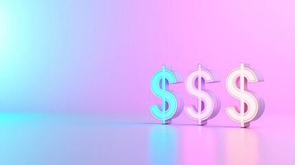 Abstract representation of decisionmaking frameworks with monetary symbols