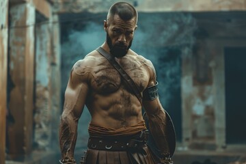 Fierce Spartan warrior