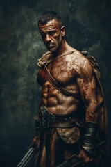 Fierce Spartan warrior