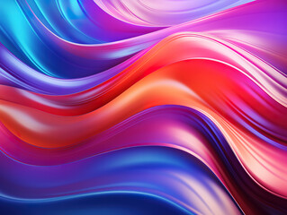 Fototapeta premium Generous Modern colorful wave stripes pattern background
