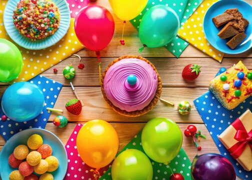 &iexcl;Feliz cumplea&ntilde;os! Que tu d&iacute;a est&eacute; lleno de alegr&iacute;a, risas y amor. Disfruta de cada momento rodeado de coloridos globos y decoraciones festivas. &iexcl;Celebra en grande!