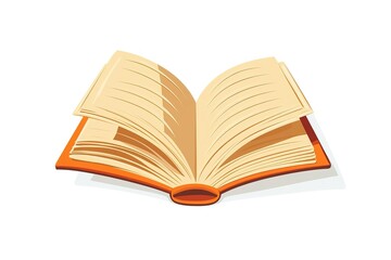 Obraz premium Illustration of books stack. School item. Education image for design.