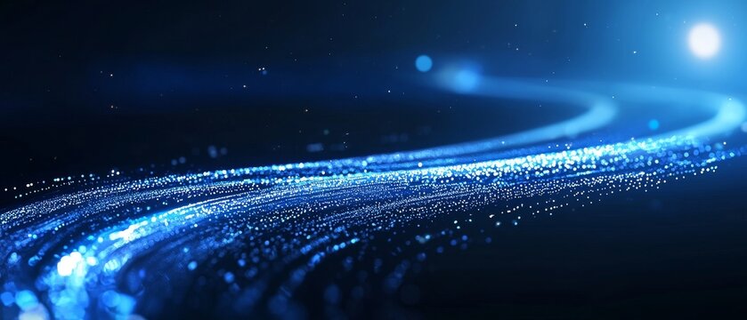 Digital concept art of a smooth customer experience flow, symbolizing efficiency and satisfaction