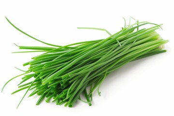 A fresh Chives isolated on white