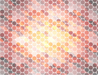 abstract colorful hexagon geometric pattern backdrop symmetric kaleidoscope fashion