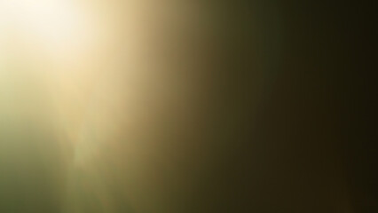 Real lens flare with strong sun backlight and light leaks