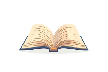 Obraz premium Illustration of books stack. School item. Education image for design.