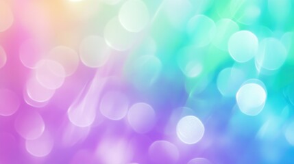 Fototapeta premium Abstract purple and blue bokeh background with blurred lights.