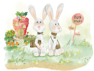 Bunnies and they are carrot home.