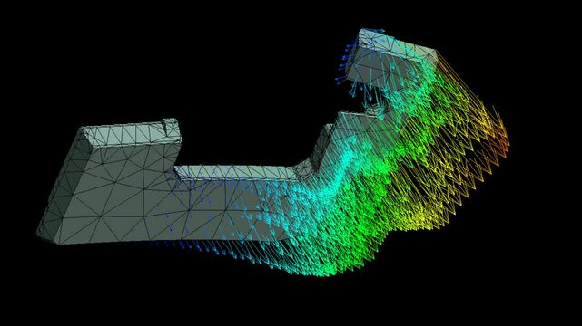 Mechanic simulation engineering - Stress and breakpoint analysis of Mechanical plate under force and moment conditions