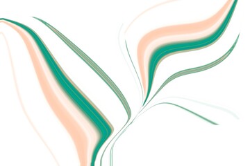 Smooth Liquid Gradients and Flowing Shapes in Abstract Fluid Art