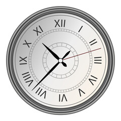 Classic office wall clock icon for apps and website