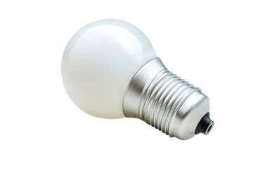 Energyefficient LED bulb, sleek modern design, bright illumination, on solid white background, single object.,