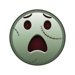 Face in fear Large size of zombie halloween emoji