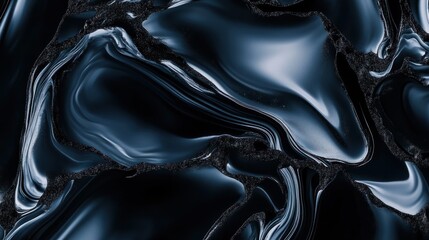 4k deep black liquid abstract background dark fluid water surface acrylic elegant cover 3d creative dynamic poster black friday sale bg luxury premium marble wave generative ai