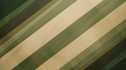 Abstract backdrop with beige to brown gradient featuring thick green stripes