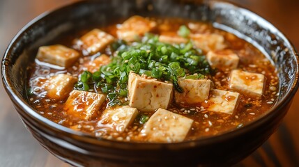 A dash of sesame oil or chili flakes can be added to vegetarian tofu soup for an extra layer of flavor