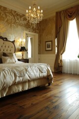 Luxurious Bedroom with Elegant Decor and Underfloor Heating for Ultimate Comfort