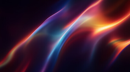 Radiant Light Waves with Smooth Gradient &ndash; Modern Digital Artwork