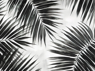 Obraz premium Fantastic A black and white photo of a peacock feather