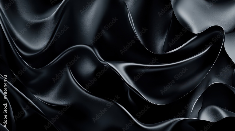 Poster design a sophisticated presentation background with black abstract