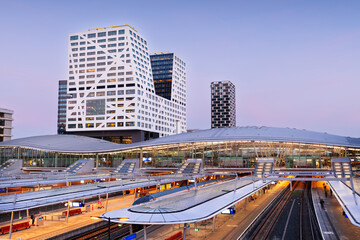 Utrecht, Netherlands Cityscape over the Station © SeanPavonePhoto