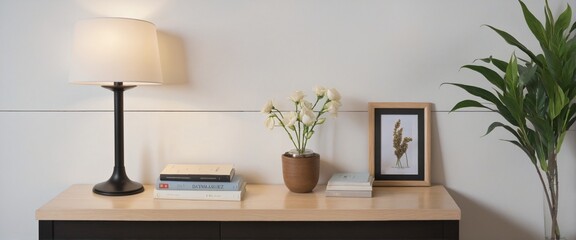 Home interior, minimalistic style
